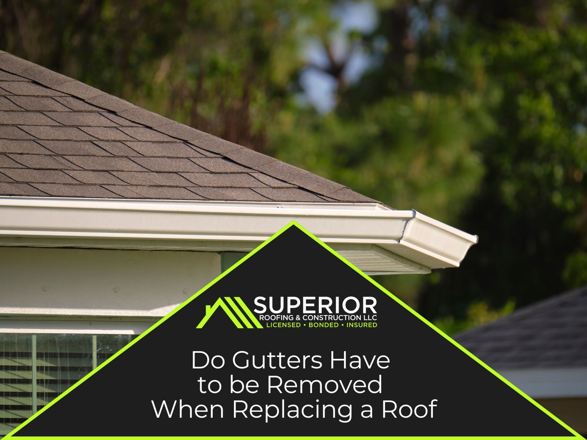 Do Gutters Have to be Removed When Replacing a Roof