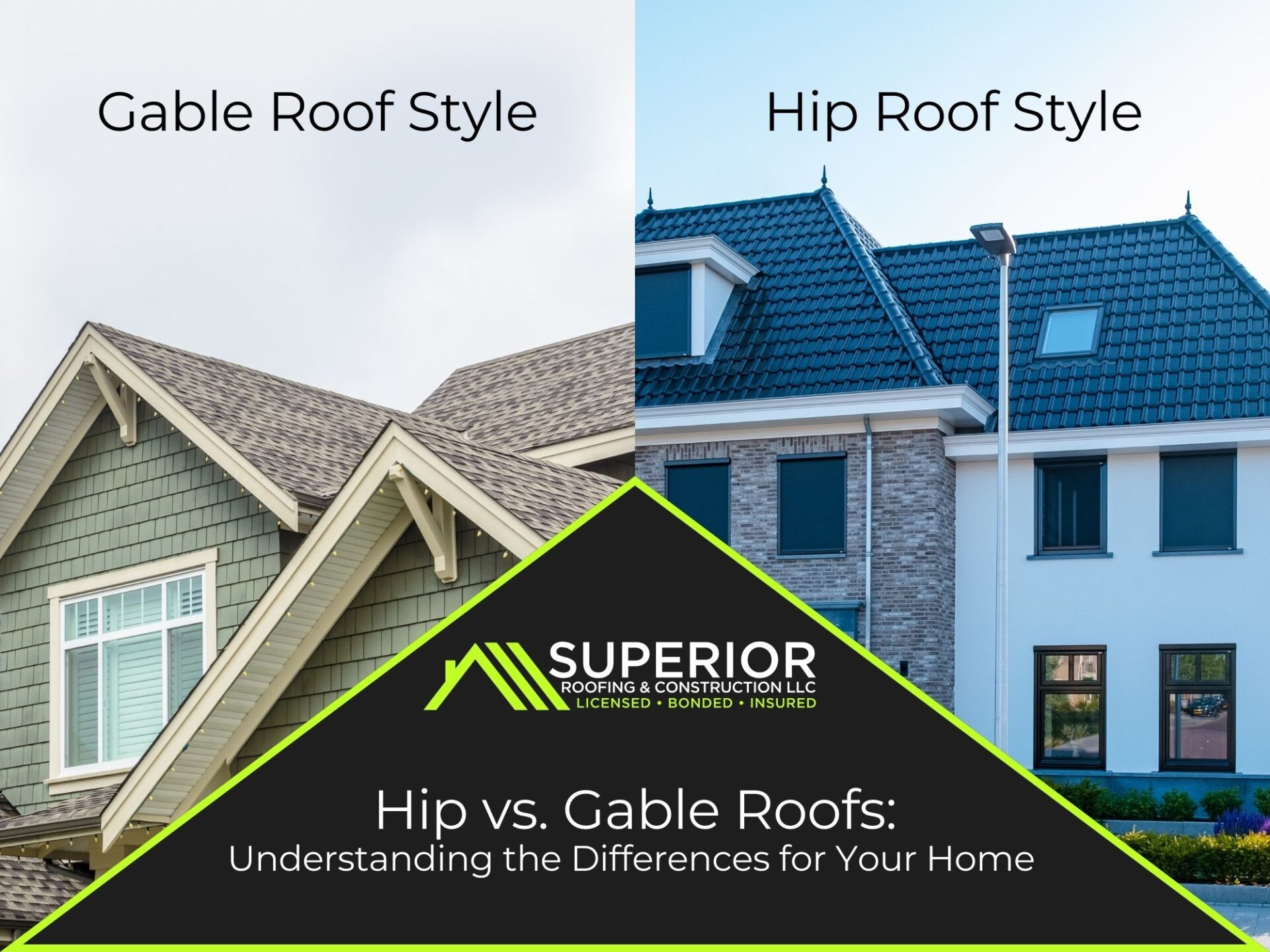 Hip vs. Gable Roofs: Understanding the Differences for Your Home