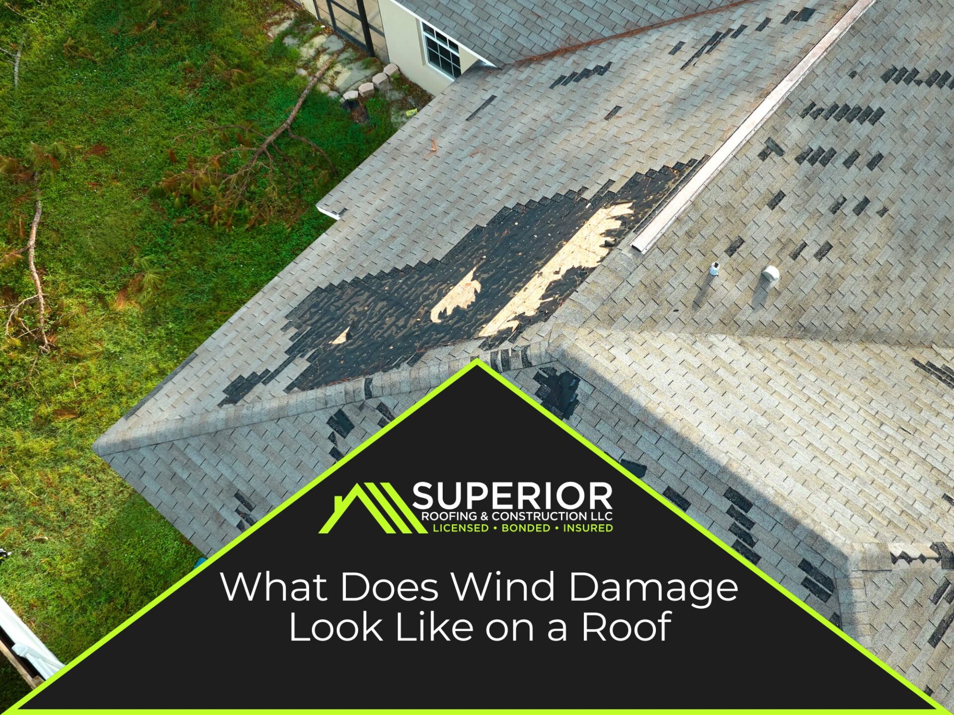 What Does Wind Damage Look Like on a Roof