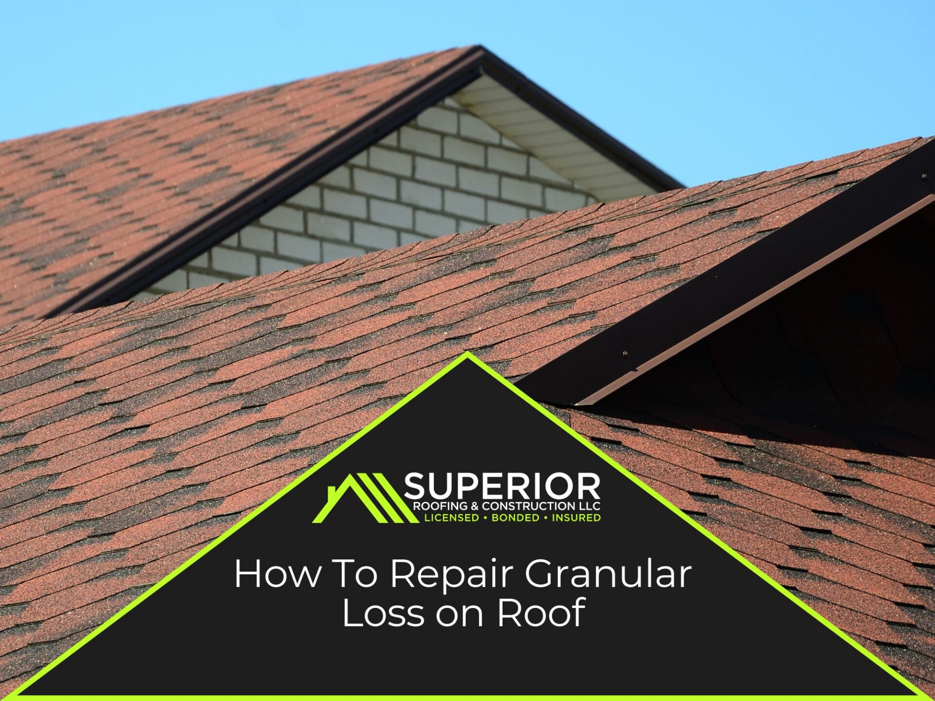 How To Repair Granular Loss on Roof