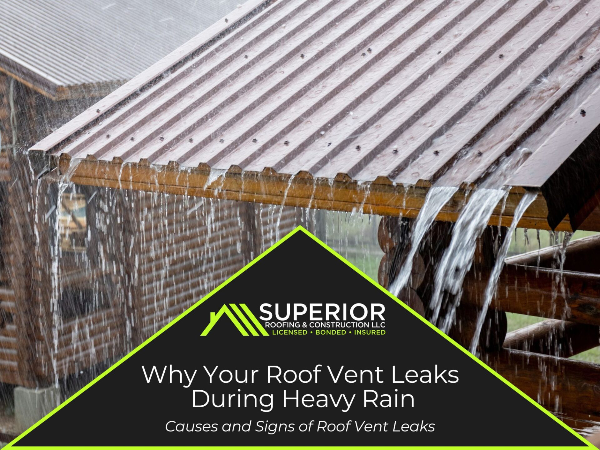 Why Your Roof Vent Leaks During Heavy Rain