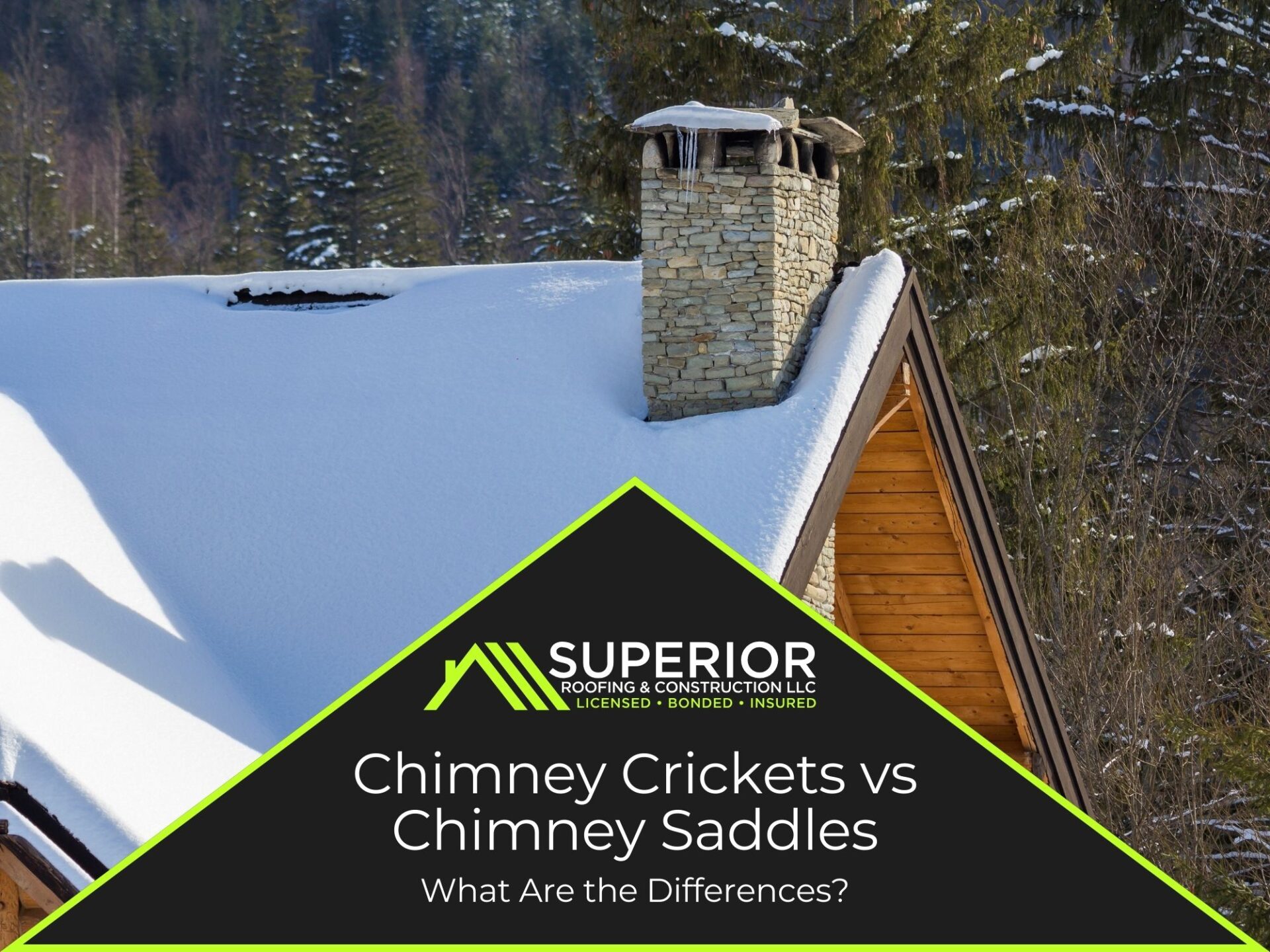 Chimney Crickets vs Chimney Saddles
