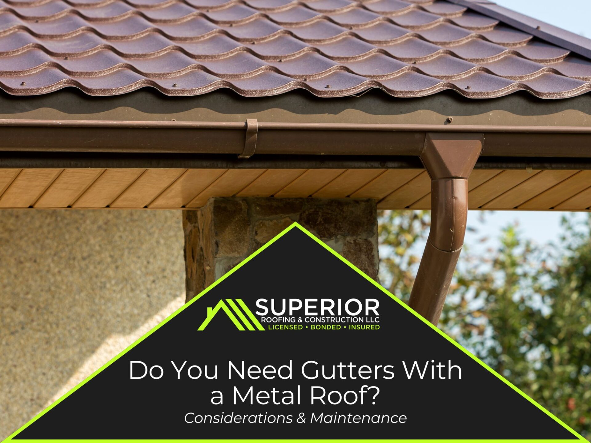 Do You Need Gutters With a Metal Roof?