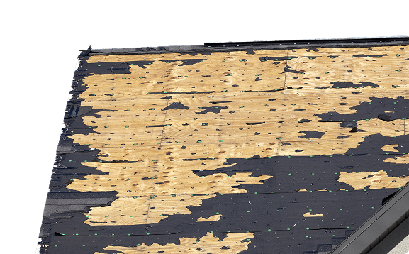 Storm Damaged Roof